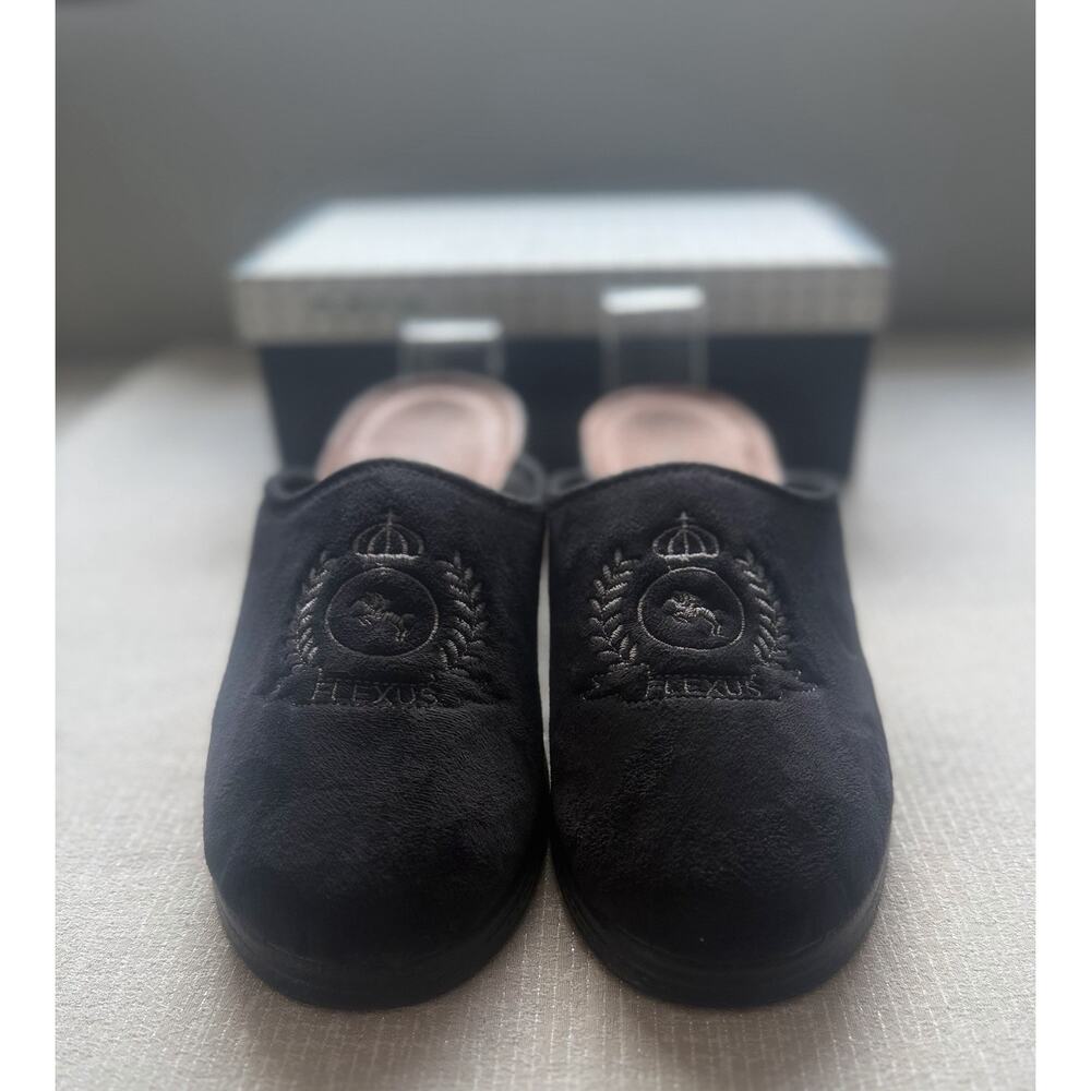 Spring Step Flexus Fudge-B Men’s Black Italian Slippers Size 46 US 12.5 NWB